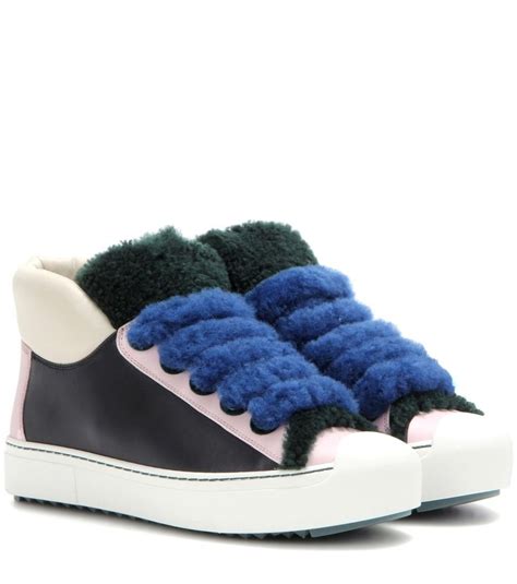 fendi sock shoes cheap|fendi shearling trimmed sneakers.